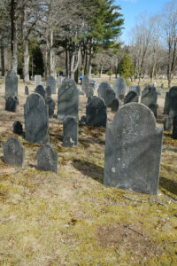 Woodlawn Cemetery Revolutionary War era tombstones