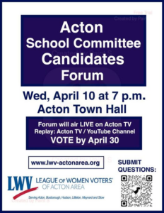 Candidates Forum Poster